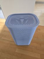 Wäschekorb mit Deckel hellblau, praktisch  60x45x35cm Neu 