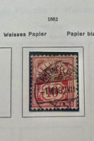 Helvetia weisses Papier,  1882