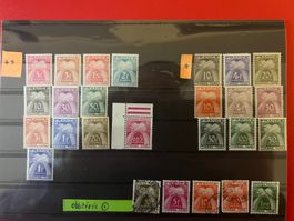 Série Timbres taxe Gerbes 1943-1960 **/*/Oblitérés 27 timbre