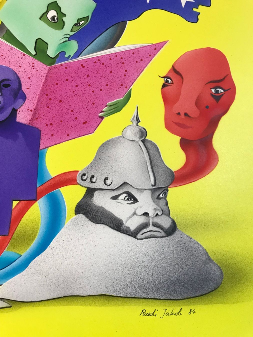 Foto & Immagini: Surrealistisches Airbrush-Bild – Usato da Unterkulm venduto da esco 1