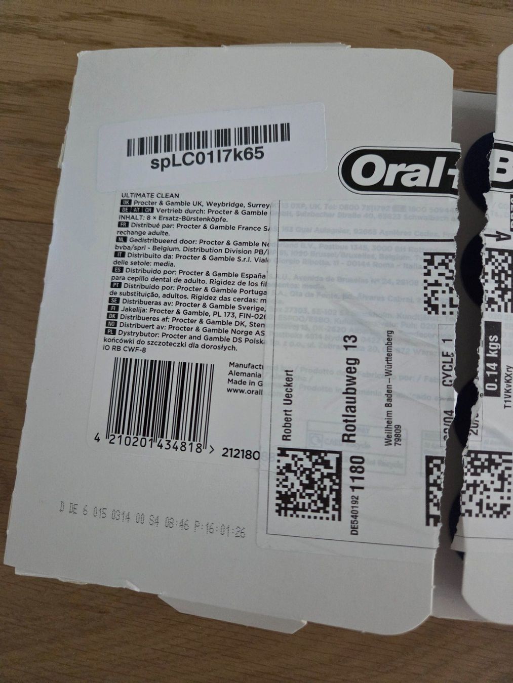 Oral B Cura dei denti: Oral B iO Ultimate Clean Ersatzbürsten – Nuovo (secondo la descrizione) da Erlinsbach venduto da rue_g6xk 2
