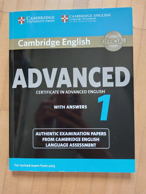 Cambridge English Advanced 1 (Gebraucht) in Neftenbach für CHF 3 – mit ...