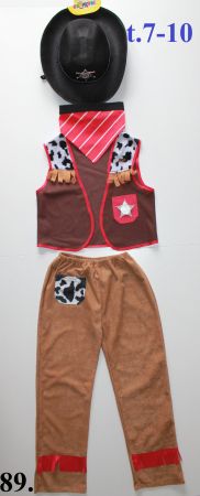 Costume Cowboy  t. 7 - 10 ans