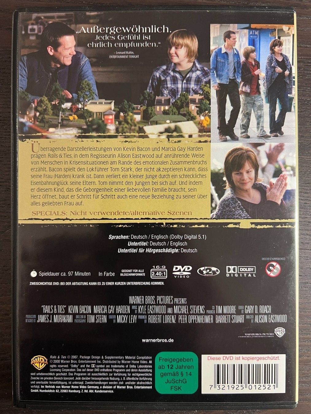 Tous les DVDs: Rails & Ties - Aufbruch in ein neues Leben – D'occasion à Zürich par FilmFreunde 1