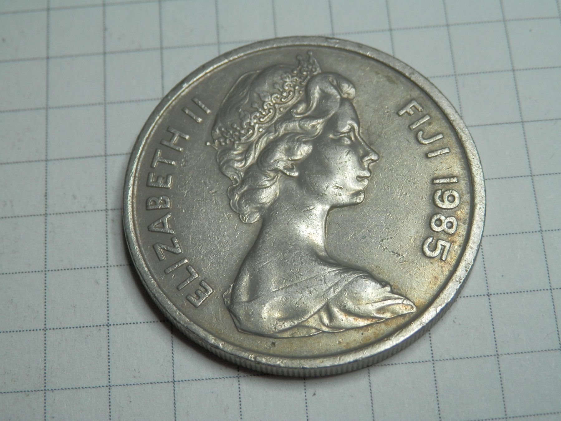 Tutti le monete: Fidschi  20 Cent, 1985 – Usato da Weiach venduto da weiach81