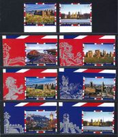 UNO Wien 2018 Welterbe-United Kingdom kompl. Serie postf. **