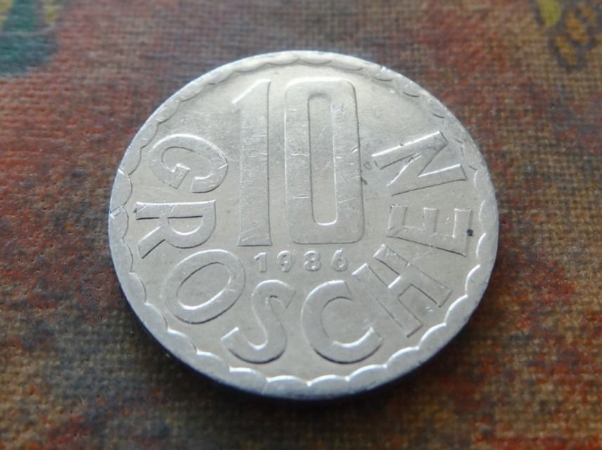 Tutti le monete: AUTRICHE  10  Groschen  1986 – Usato da Romanel-sur-Lausanne venduto da Swift13