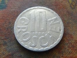 AUTRICHE  10  Groschen  1986