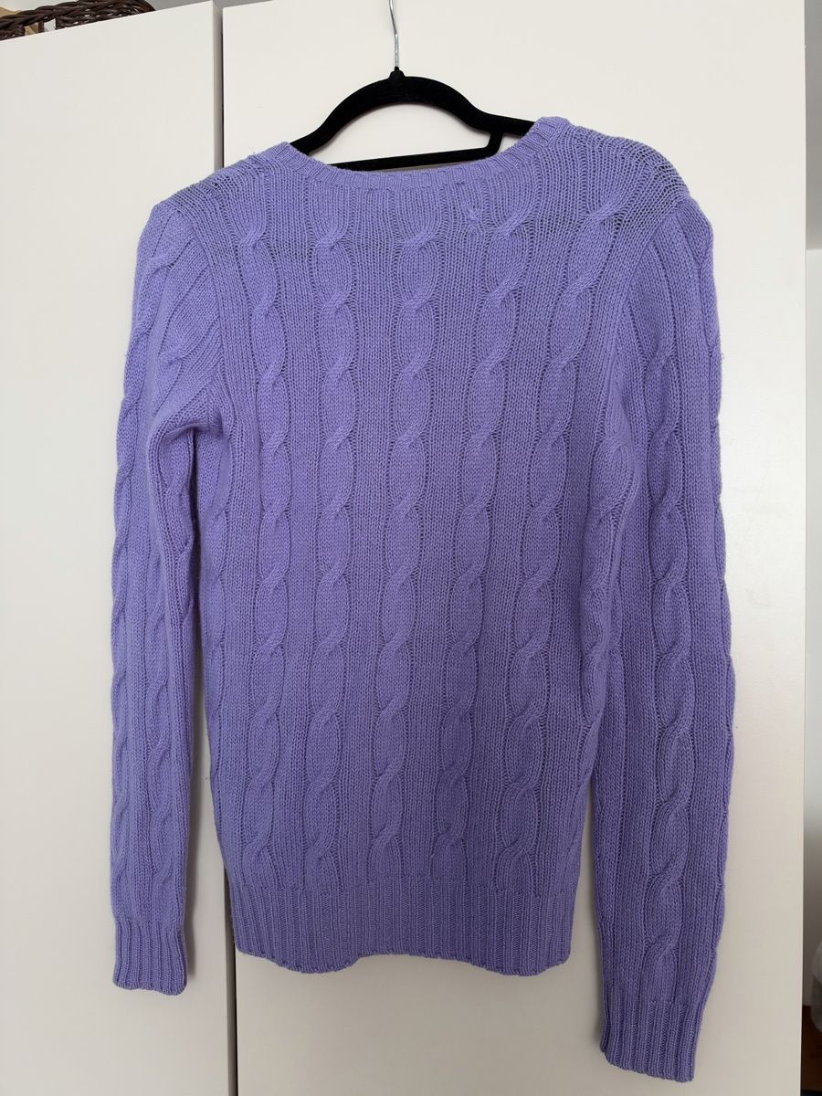 Ralph Lauren Pullover & Sweatshirts: Ralph Lauren Kaschmir Pullover lila Grösse S – Gebraucht aus Zürich von gb23 2