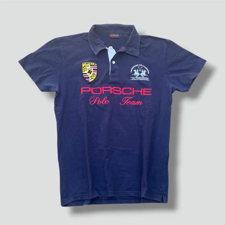 La Martina Porsche streetwear poloshirt vintage t-shirt