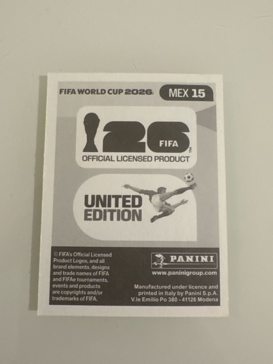 Panini Carte collezionabili: Panini 2026 Hirving Lozano MEX15 – Nuovo (secondo la descrizione) da Bern venduto da akl_sy9s 1