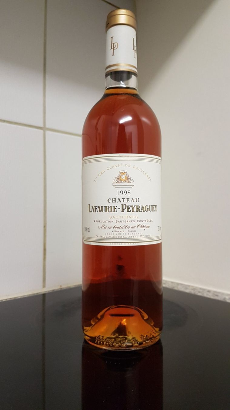 Vino: Chateau Lafaurie - Peyraguey 1998 – Nuovo (secondo la descrizione) da Grenchen venduto da poggione