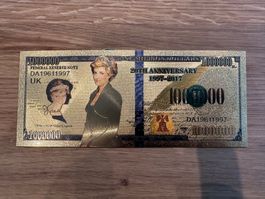 Prinzessin Diana Sammlerbanknote