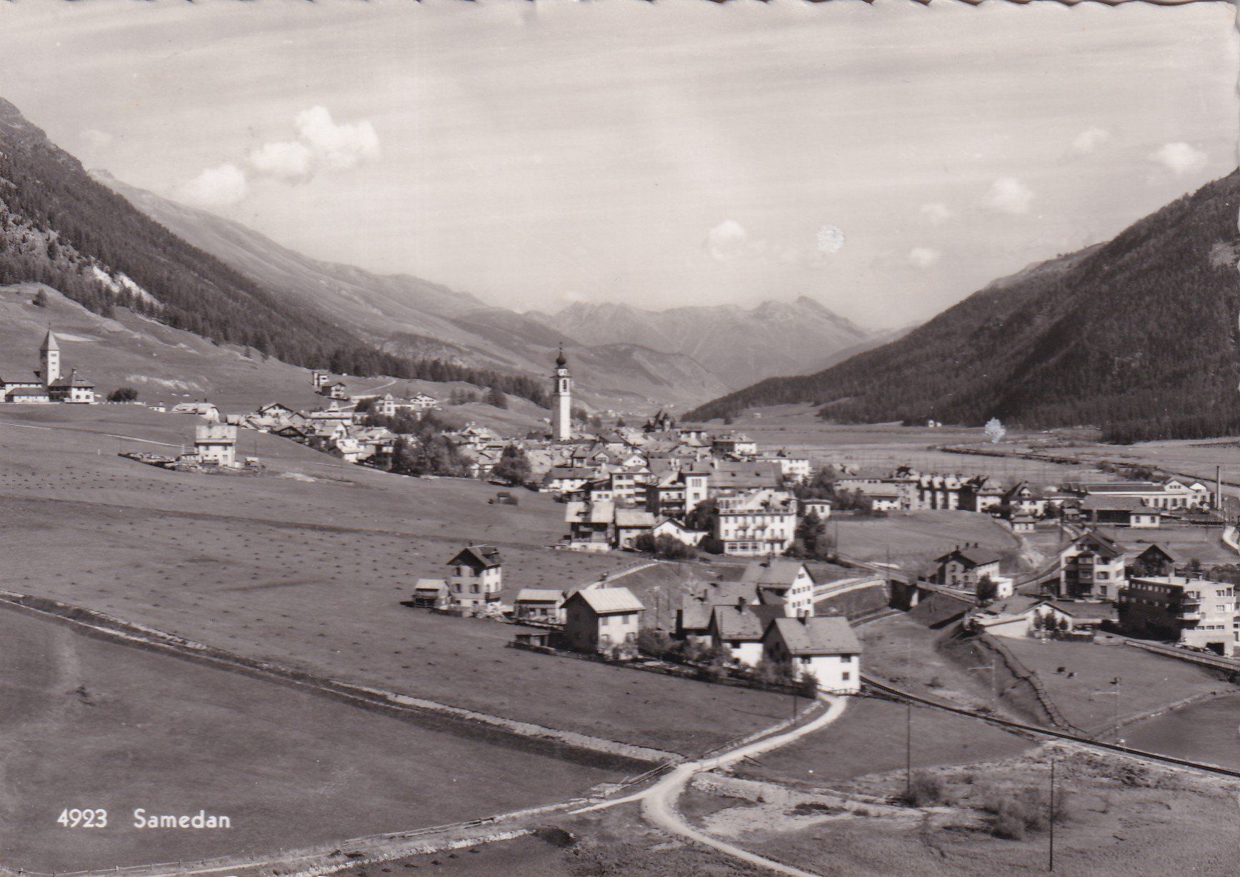 Cartoline postali: Samedan  N° 4923 – Usato da Cormoret venduto da Pascalll2001