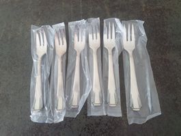 6 Gabeln, versilbert, GE-ESA 90-18, neuwertig & OVP!