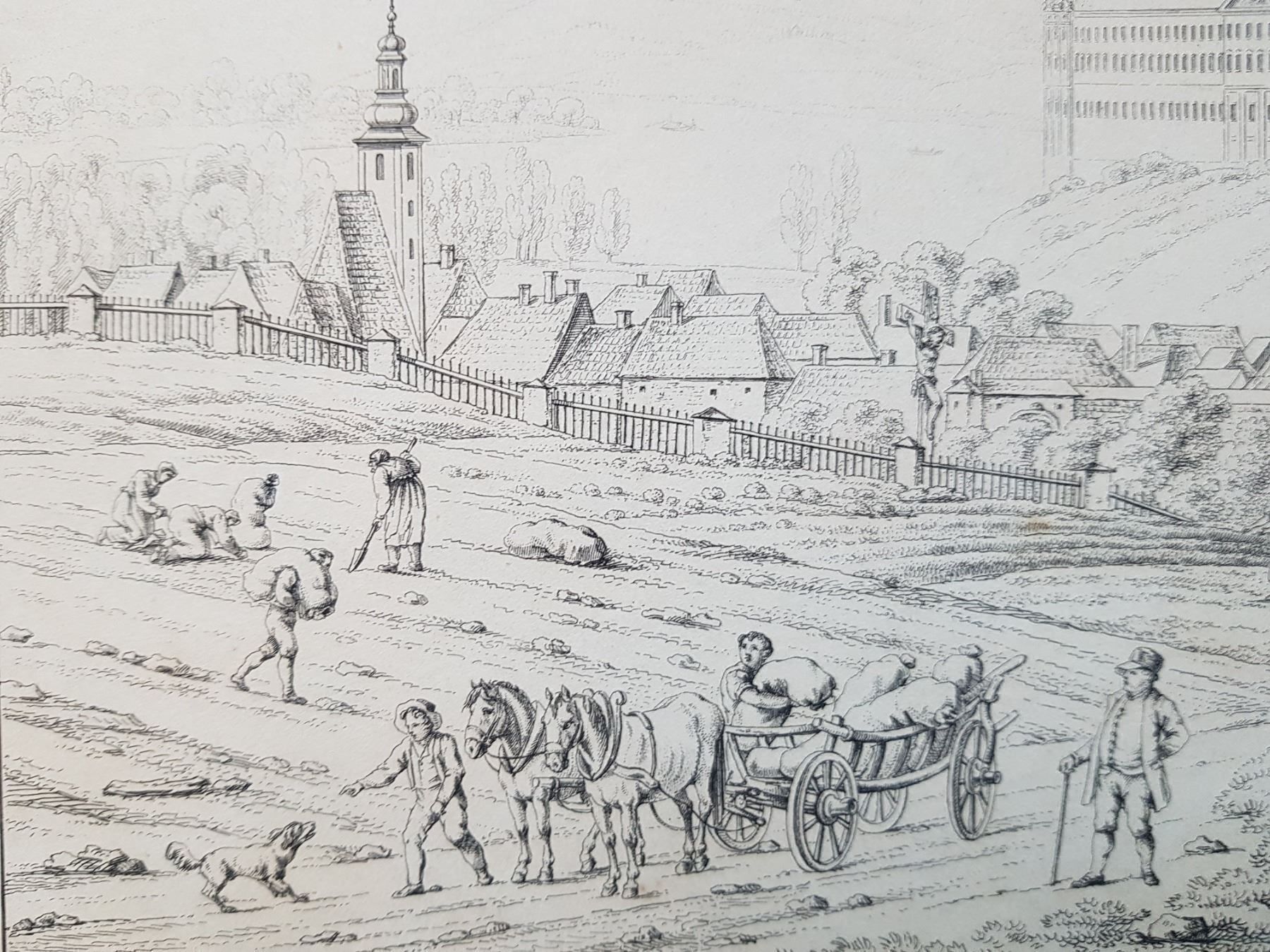 Dipinti: belle et grande gravure Abbaye de Melk – Usato da Lausanne venduto da leneko 3
