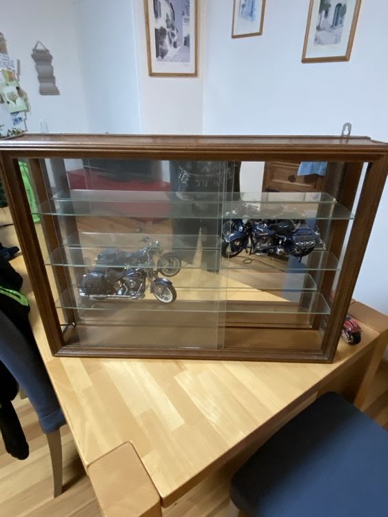 Futchoy Holz-Vitrine Mit 9 Fächern & 2 Schubladen – 33,3 X 10 X 42,5 Cm, Rustikales Design