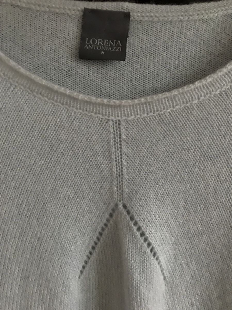 Pullover & Sweatshirts: Pull Cachemire Lorena Antoniazzi, T38 CH, gris bleu clair – Neu (gemäss Beschreibung) aus Morges von sandy069 4