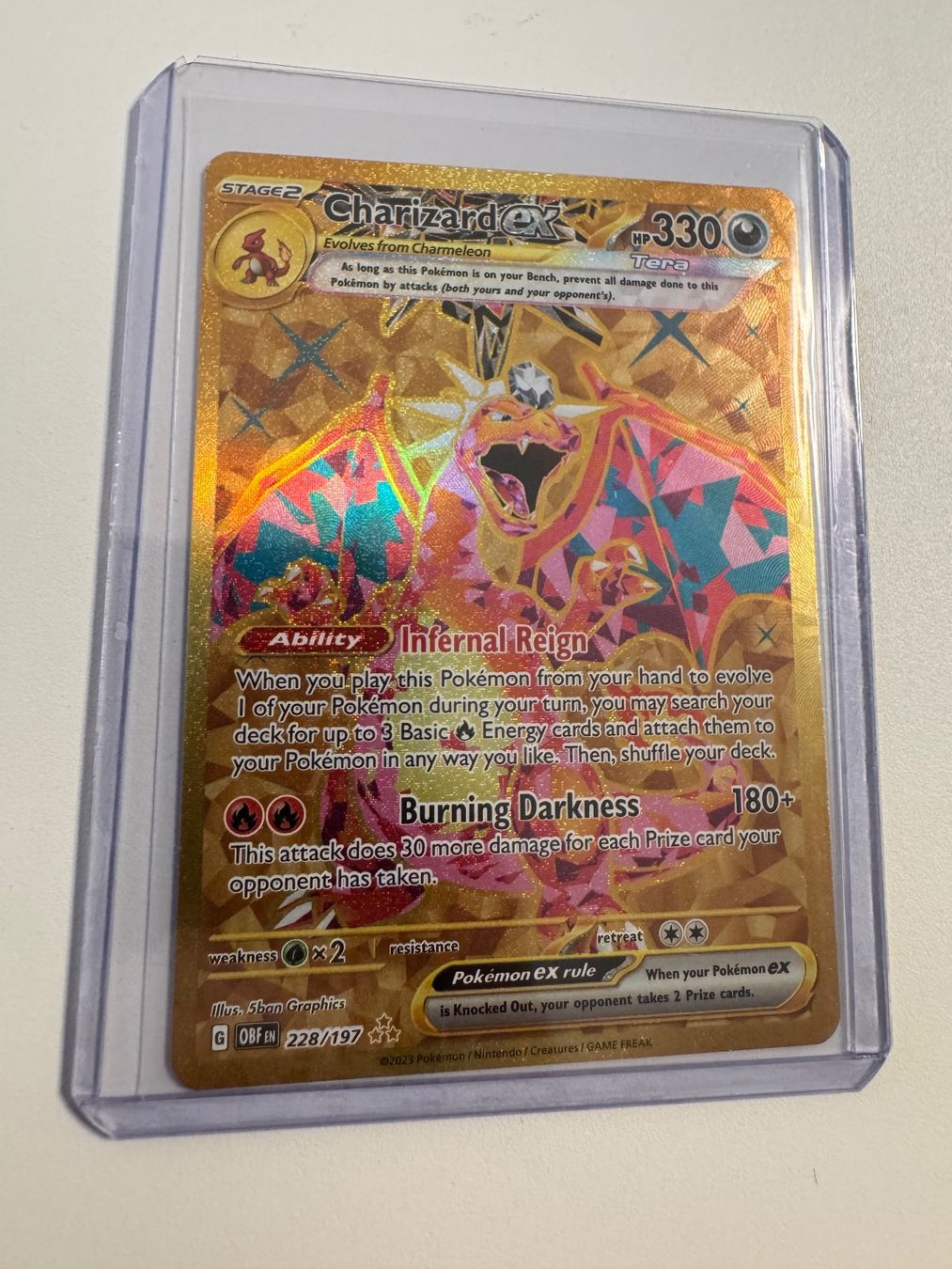 Pokémon Carte collezionabili: Charizard ex OBF 228 – Nuovo (secondo la descrizione) da Winterthur venduto da hershanking