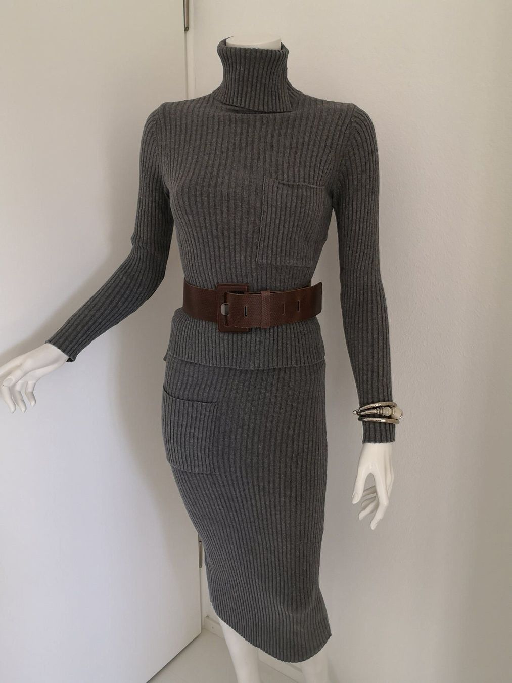 Mango Gonne: 🤩MANGO 2-TEILER: ROCK & PULLOVER GESTRICKT GRAU – Nuovo (secondo la descrizione) da Olten venduto da Naja-Twins-Twins 7