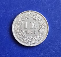 Schweiz 1 Fr. 1955 rarer Jahrgang (1)