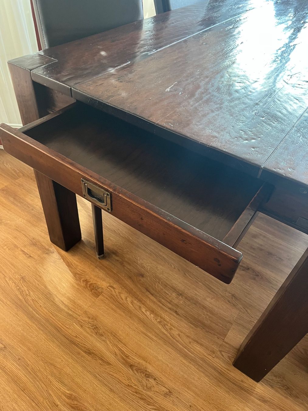 Tables: Massiver Esstisch Holz – D'occasion à Wagen par CaSu 3