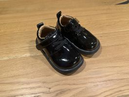 Babyschuhe Lackleder schwarz Gr. 19 Neu