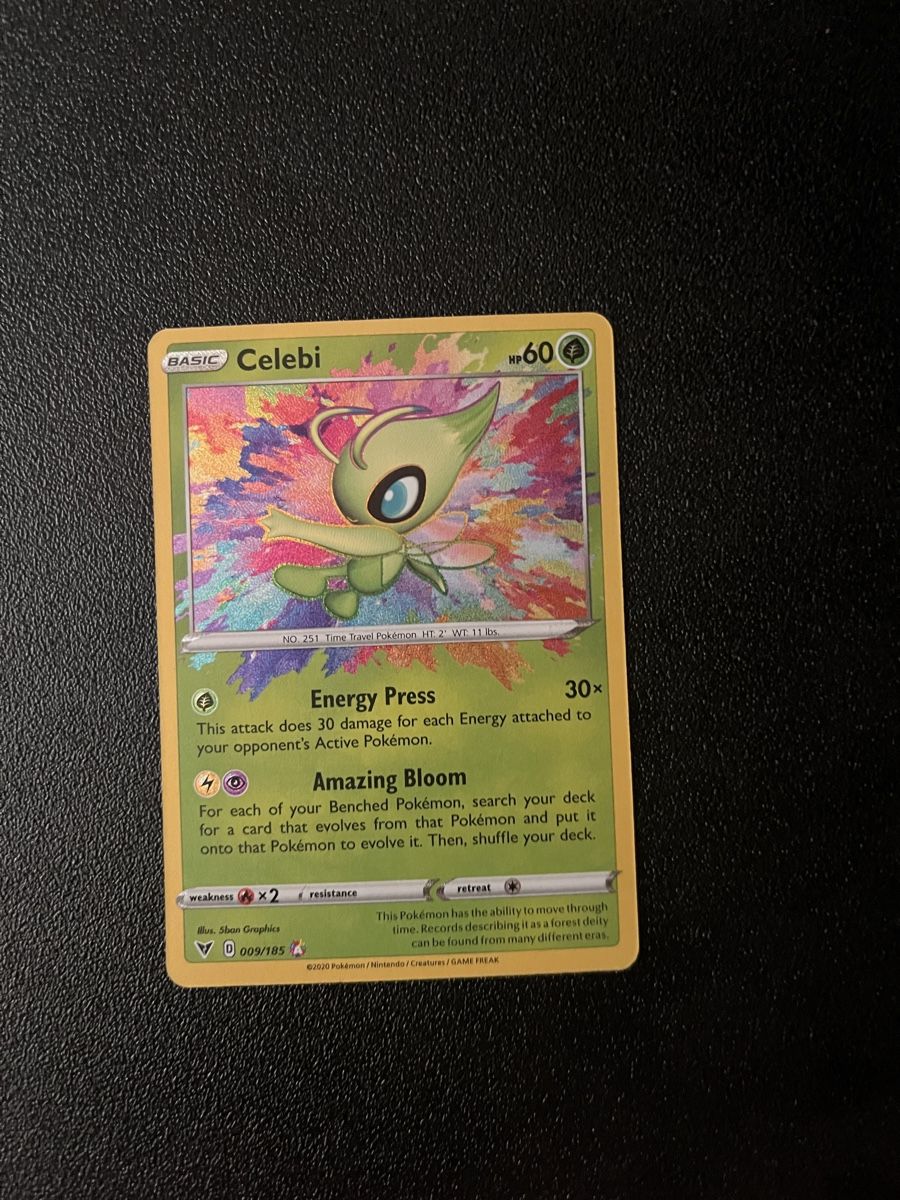 Pokémon Carte collezionabili: Pokemon Vivid Voltage Celebi – Usato da Winterthur venduto da Brachypelma007