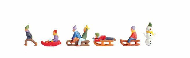 Noch Modelleisenbahnen: NOCH 15819 H0 Kinder im Schnee – Neu und originalverpackt aus Neukirch a.d. Thur von MoBa-Artikel.ch