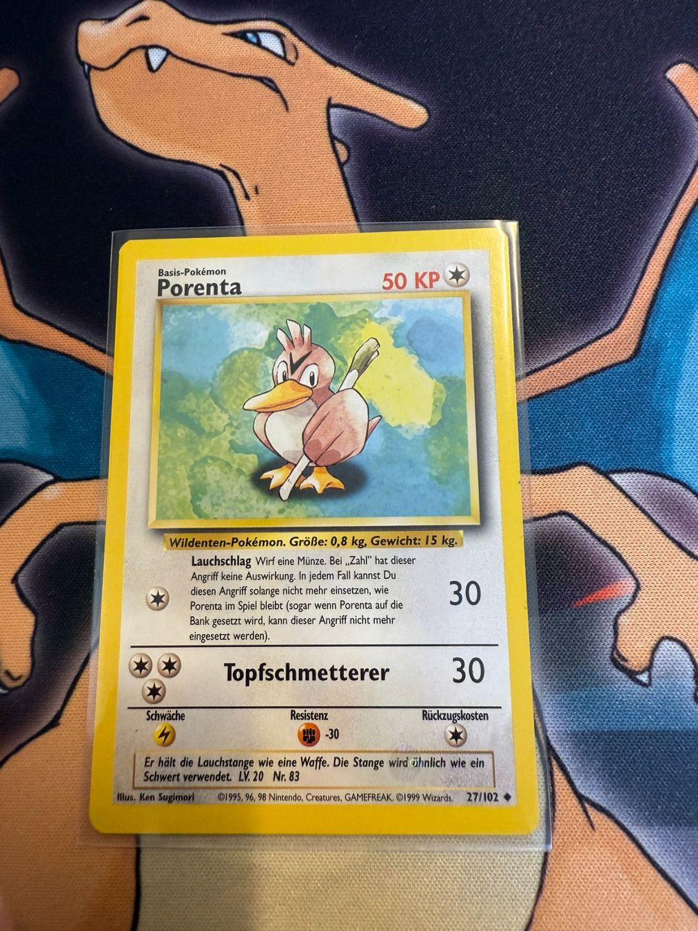 Pokémon Sammelbilder & Trading cards: Porenta (BS 27) - Base Set – Gebraucht aus Bülach von Pfrenzel