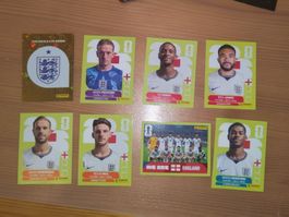 🔥8x Panini Team England - ENG 1,2,5,7,9,10,13,19
