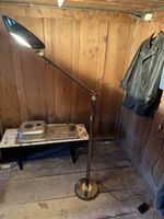 Stehlampe Metall verstellbar schwarz silber ab 1.-