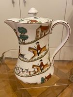 Cafetière"Scène de chasse" Crown Staffordshire