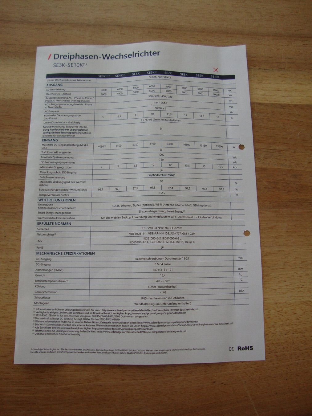 SolarEdge Inverter: Wechselrichter Solar edge SE10K – Usato da Wil SG venduto da Nindli 4