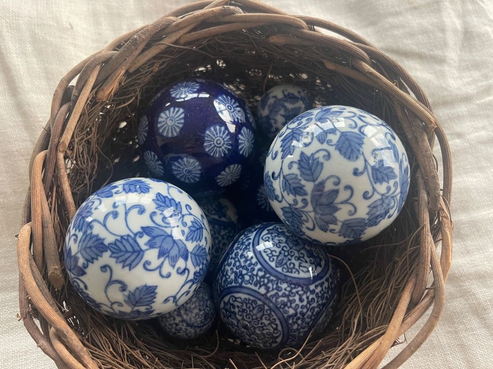 Ciieeo 4 Vintage Keramik Schwimmkugeln - Dekorative Kugeln Für Aquarium Und Wohnung