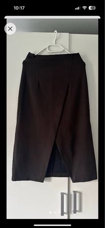Elegante Wickelrock, ideal für den Herbst – Grösse 38