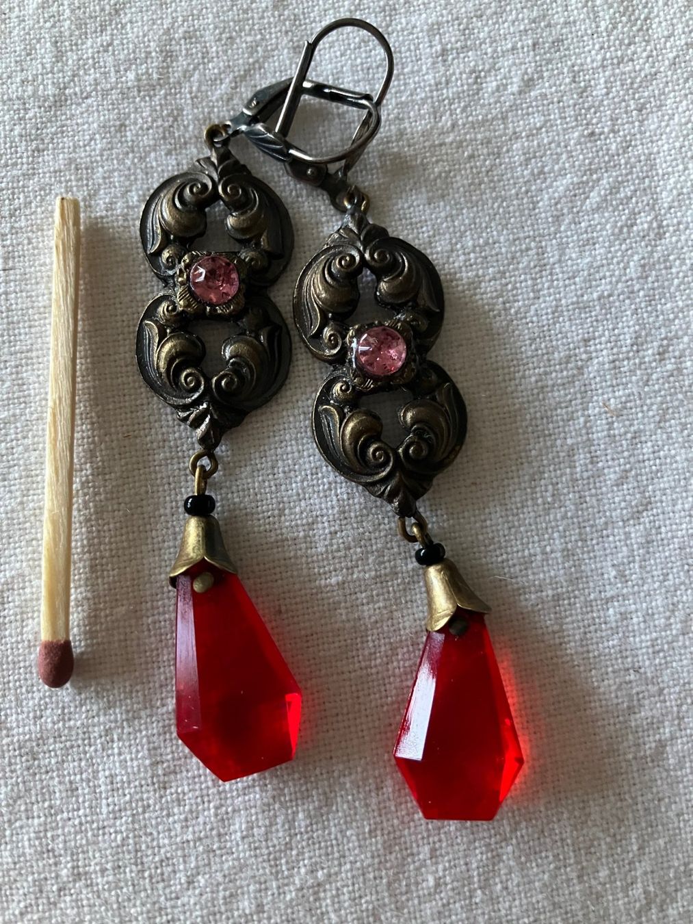 Boucles d'oreille: schöne Gablonzer Ohrringe – Neuf (Voir description) à Zürich par aannnnaa48