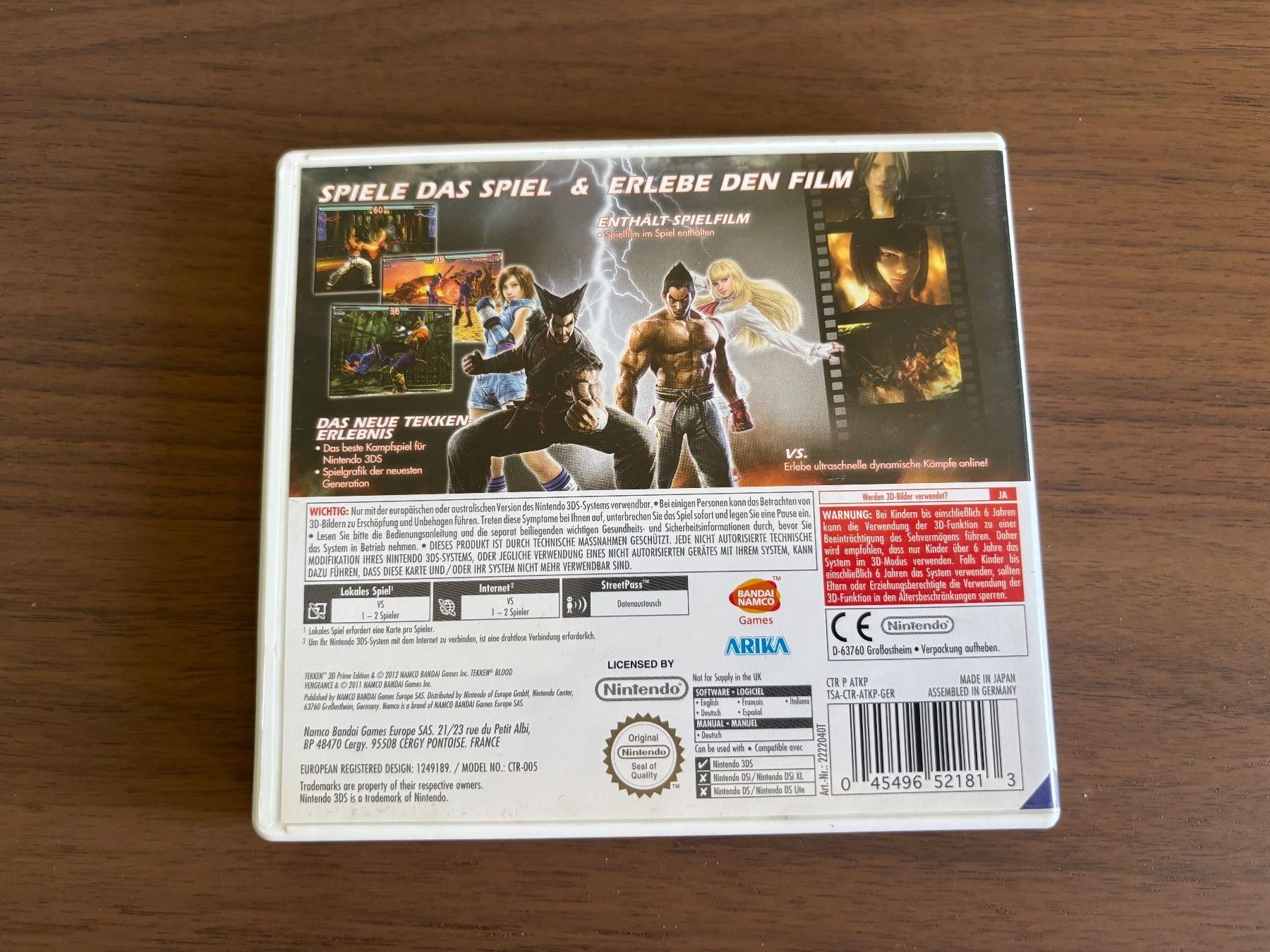 Nintendo Jeux: Tekken 3D: Prime Edition [3DS] – D'occasion à Killwangen par Ryusens 1