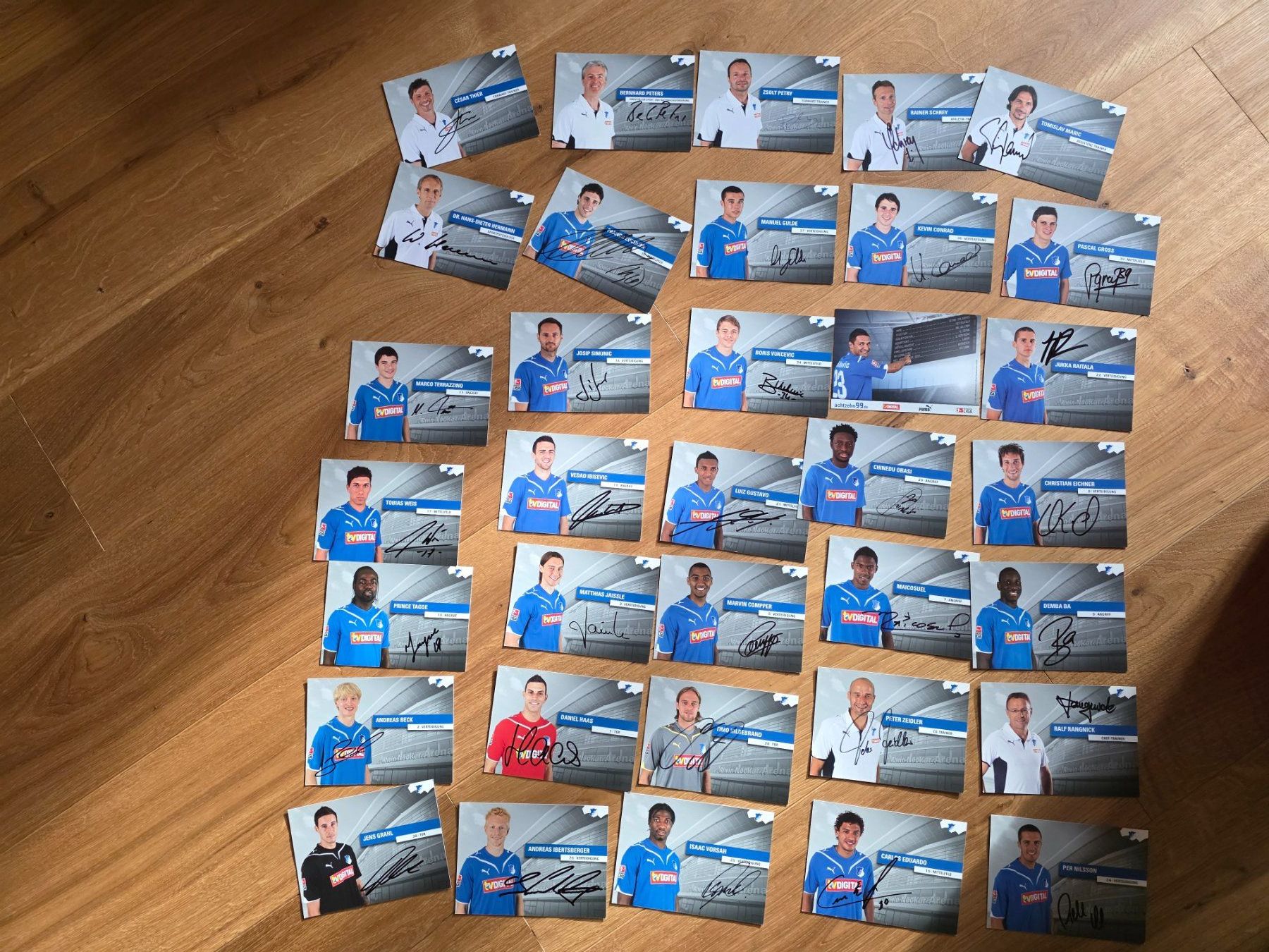 Autografi: Fussball Autogramm Karten Set TSG 1899 Hoffenheim – Nuovo (secondo la descrizione) da Walterswil BE venduto da Lonitti