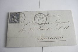 1 enveloppe 1866