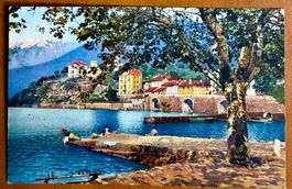 Ascona - Lavandières au bord du Lac 1914