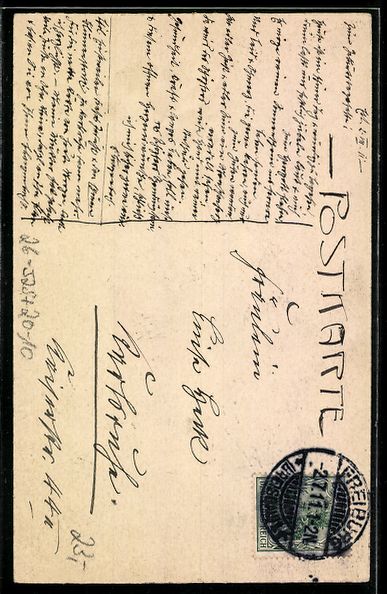 Cartoline postali: Handgemalt: Zwerg bringt eine Pflanze al – Usato da Berlin venduto da bartko-reher 1