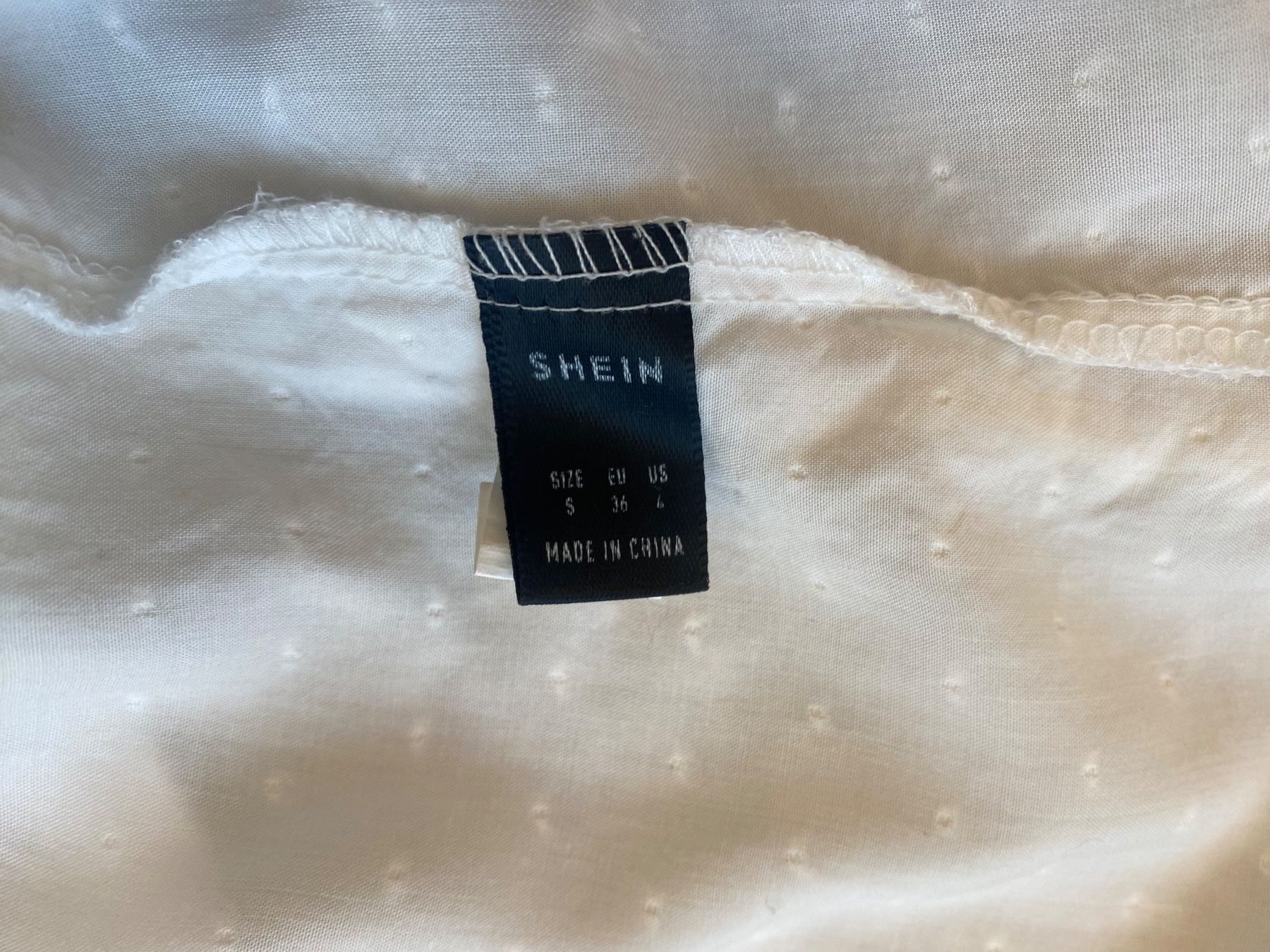 Shein Camicette: Bluse in Weiss mit Gürtel (Gr.S) – Usato da Merenschwand venduto da R-R-R 6
