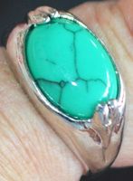 Ring F-244 – Türkis – Innendurchmesser 19mm