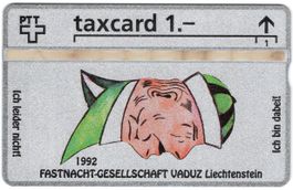 Fasnacht Vaduz - Kunden Taxcard ab 1 Franken