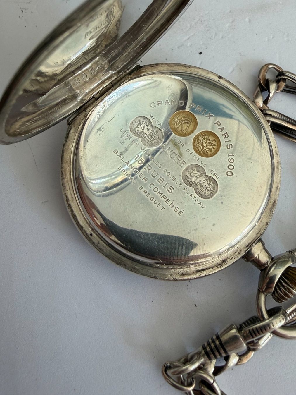 Zenith Uhren: Zenith Taschenuhr 0.800 Silber – Gebraucht aus Worblaufen von chronyves 6
