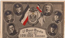 Ansichtskarte U Boot Beute April 1917