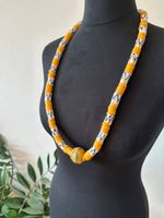 Afrikanische Kette (Krobo-Glasperlen)