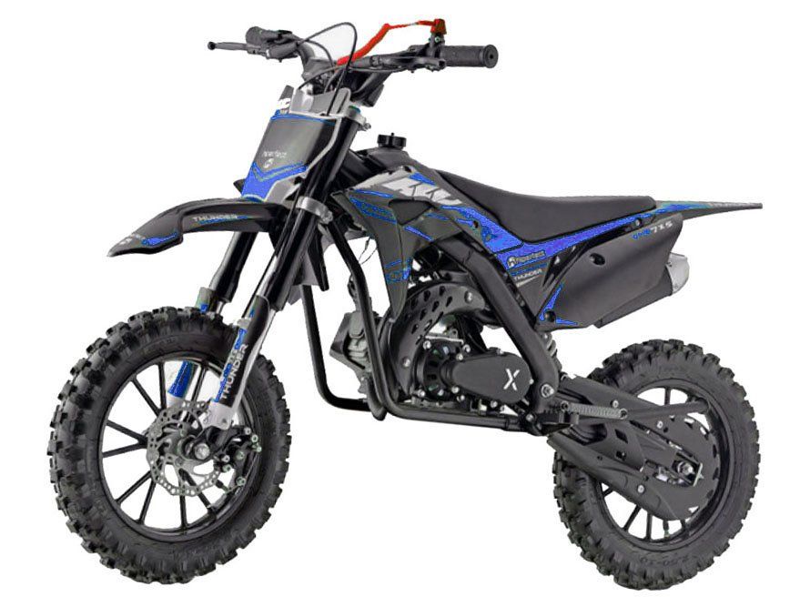 Mini Bike: Mini Dirt Bike THUNDER PRO – Blau – Nuovo e nell'imballaggio originale da Zuchwil venduto da Funsportshop