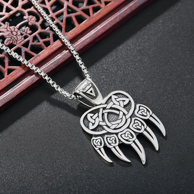 Catenine: Bear Paw Pendant For Men – Nuovo e nell'imballaggio originale da Aarburg venduto da StavFashion 3